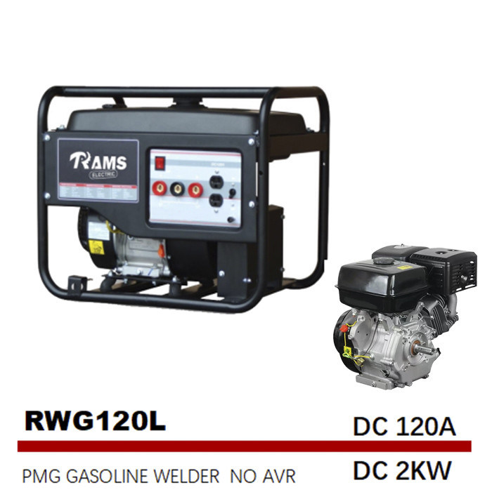 Gasoline 170F Engine 120 Amp Inverter Welder Generator 2kw PMG Type L