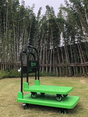 Folding SILENT Foldable Platform Cart Trolley 180/330kg Polypropylene Deck