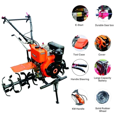 GT1050D Mini Power Gear Tiller Diesel  RS178 Engine Model 300mm