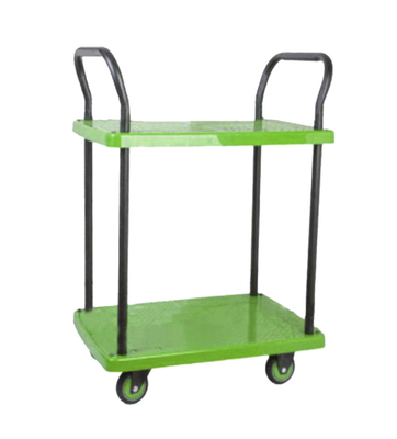 1000mm High No Guardrail Double Handrail multi tier kitchen trolley SIlENT TPR Material