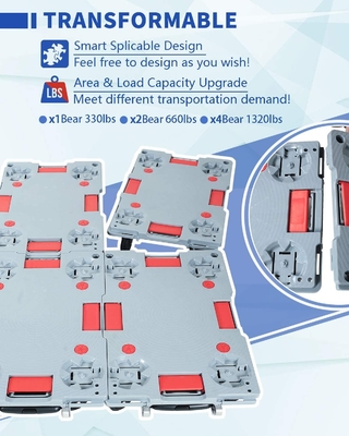 Lightweight 150kg Turtle Fold Up Trolley Foldable Luggage Trolley CE ISO9001