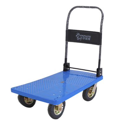 SILENT Foldable Cart Trolley Color Platform 900mm x 600mm Swivel Wheels Included