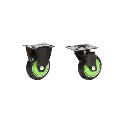 4 Inch Mute Heavy Duty Trolley Cart Wheel Harmless Rubber Material
