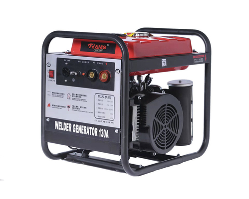 50HZ 130A Gas Powered Welder Recoil Start SMAW Gasoline Powered Portable Welders