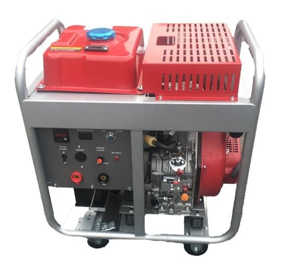 250A Diesel Generator Welding Machine Single Cylinder Fouer Stroke ...