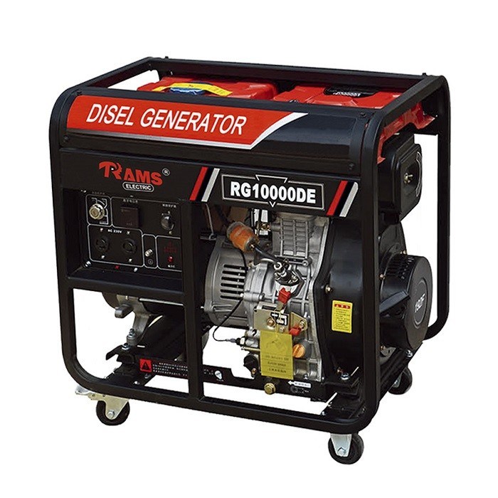 60HZ 7kw Portable Diesel Power Generator 8500 rated watts 15 HP engine