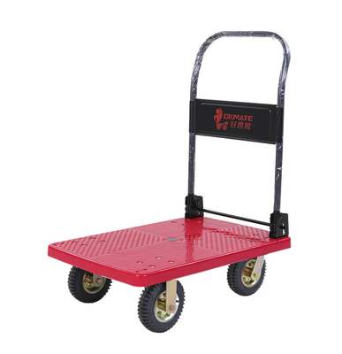 SILENT Foldable Cart Trolley Color Platform 900mm x 600mm Swivel Wheels Included