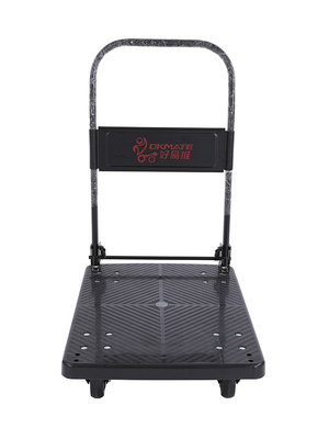 Durable 330KG Compact Foldable Cart Trolley Feet Folding System Polyurethane Wheels