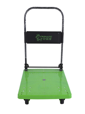 Durable 330KG Compact Foldable Cart Trolley Feet Folding System Polyurethane Wheels