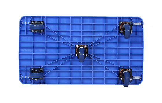 600KG Feet folding Foldable Hand Truck Trolley Polypropylene With 5 inch Wheels