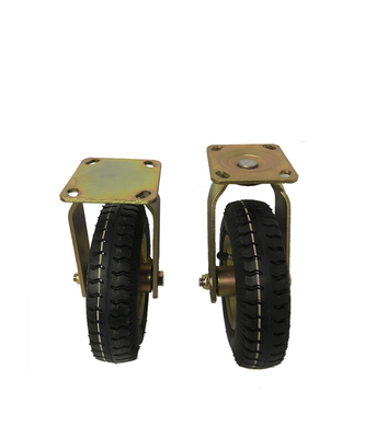 Harmless Mute Inflatable 8 Inch Trolley Wheels High Wear Resistance