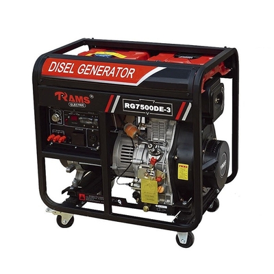 190FD Portable Electric Generator 60HZ 6kw Diesel Genset 120V 220V 240V