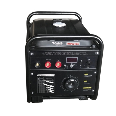 25L Petrol Welding Generators 250A Gas Powered Medium Frequency PMG