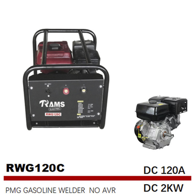 120A 170F Petrol Engine Driven Welders Medium Frequency PMG Type C