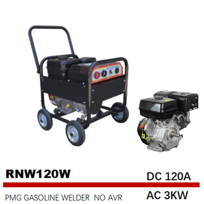 RNW120W Petrol 120 Amp Welder Generator AC 3kw Permanent Magnet
