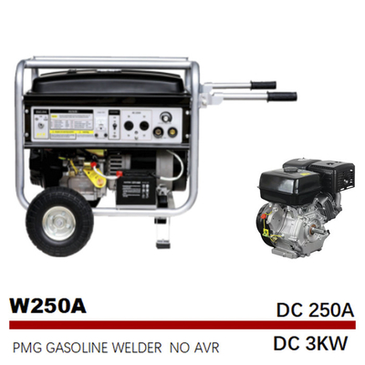 15HP 250A Engine Driven Stick Welder Generator Electric Start