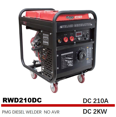 PMG Diesel Powered Welder Electric Start DC 1.6kw welding dg set