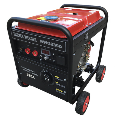 Direct Current 230A Arc Welding Generators 5.5 gal DIESEL Generator